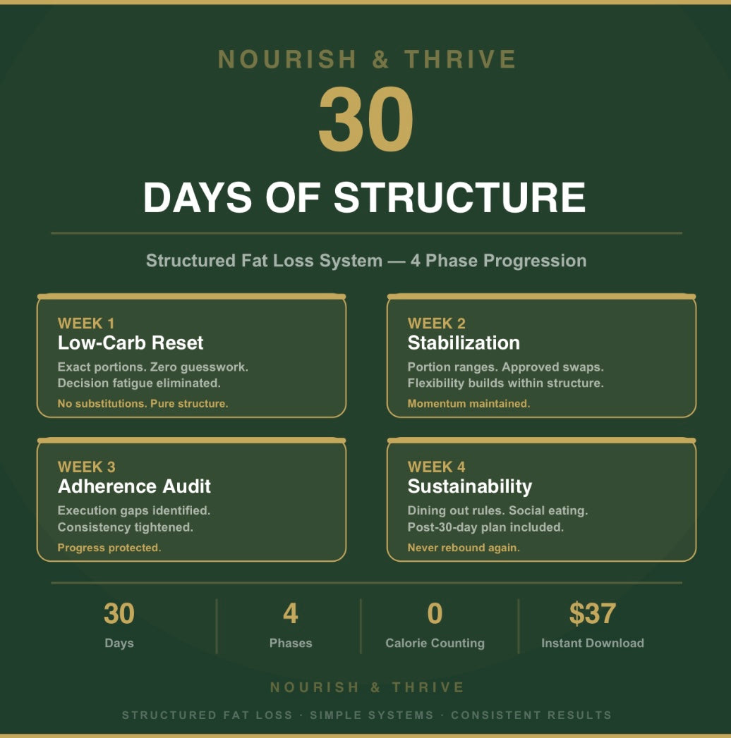 30-Day Structured Fat Loss System